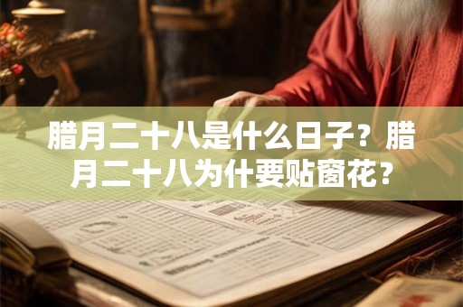 腊月二十八是什么日子？腊月二十八为什要贴窗花？