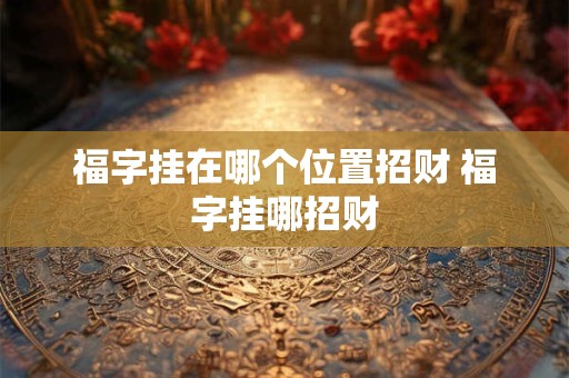 福字挂在哪个位置招财 福字挂哪招财