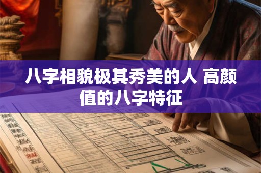 八字相貌极其秀美的人 高颜值的八字特征