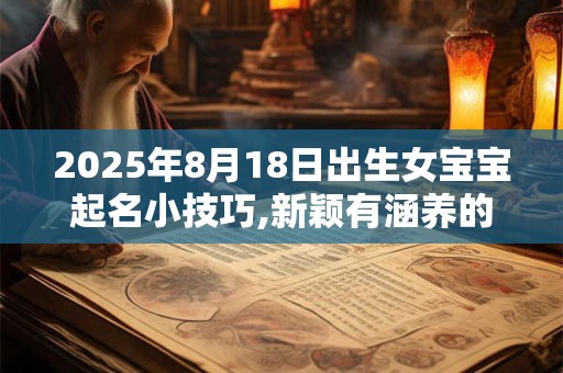 2025年8月18日出生女宝宝起名小技巧,新颖有涵养的名字