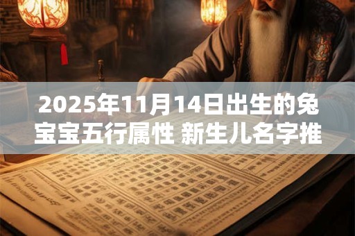 2025年11月14日出生的兔宝宝五行属性 新生儿名字推荐