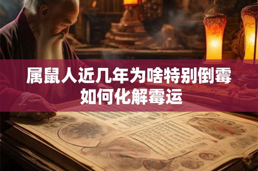 属鼠人近几年为啥特别倒霉 如何化解霉运