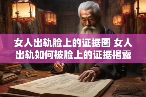 女人出轨脸上的证据图 女人出轨如何被脸上的证据揭露
