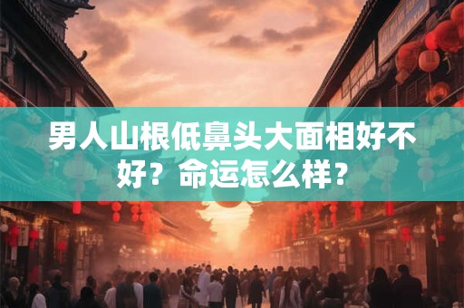 男人山根低鼻头大面相好不好？命运怎么样？