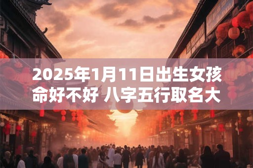 2025年1月11日出生女孩命好不好 八字五行取名大全