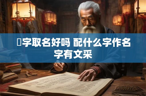 彧字取名好吗 配什么字作名字有文采
