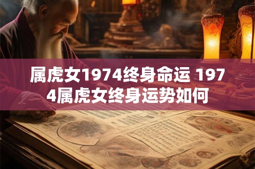 属虎女1974终身命运 1974属虎女终身运势如何 属虎女1974终身命运 1974属虎女终身运势如何