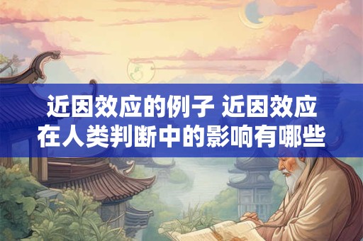 近因效应的例子 近因效应在人类判断中的影响有哪些