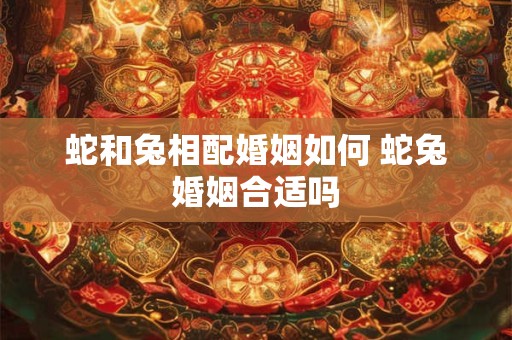 蛇和兔相配婚姻如何 蛇兔婚姻合适吗