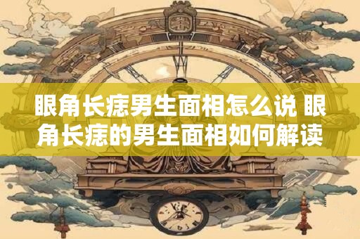 眼角长痣男生面相怎么说 眼角长痣的男生面相如何解读