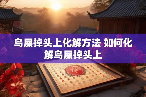 鸟屎掉头上化解方法 如何化解鸟屎掉头上
