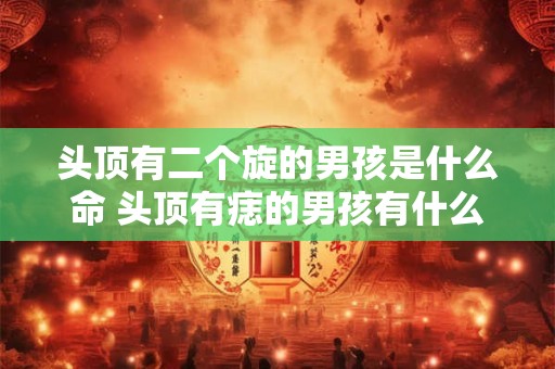 头顶有二个旋的男孩是什么命 头顶有痣的男孩有什么寓意