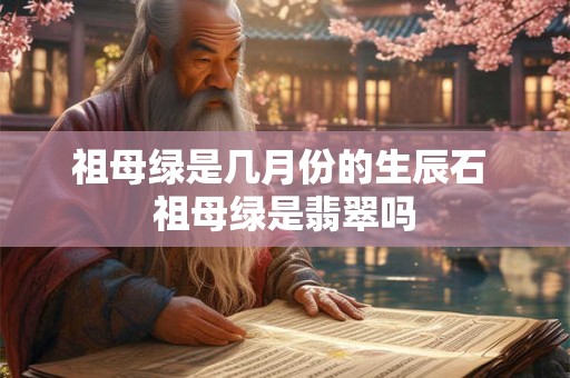 祖母绿是几月份的生辰石 祖母绿是翡翠吗 祖母绿是几月份的生辰石 祖母绿是翡翠吗