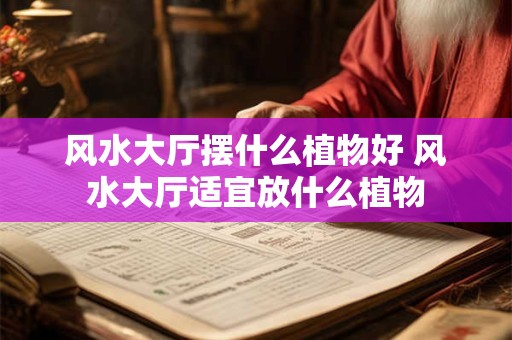 风水大厅摆什么植物好 风水大厅适宜放什么植物