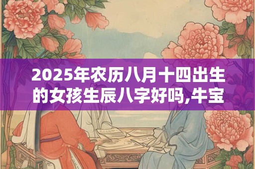 2025年农历八月十四出生的女孩生辰八字好吗,牛宝宝名字集锦