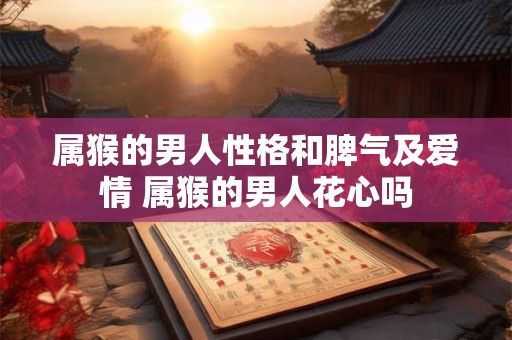 属猴的男人性格和脾气及爱情 属猴的男人花心吗