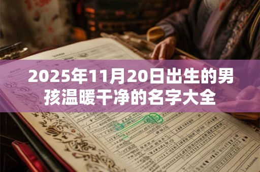2025年11月20日出生的男孩温暖干净的名字大全