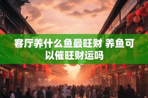 客厅养什么鱼最旺财 养鱼可以催旺财运吗