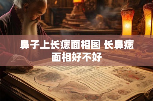 鼻子上长痣面相图 长鼻痣面相好不好