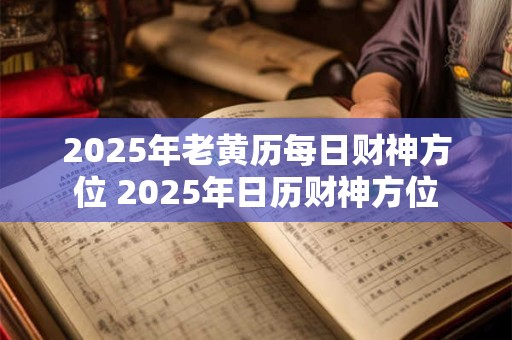 2026年老黄历每日财神方位 2026年日历财神方位 2026年老黄历每日财神方位 2026年日历财神方位