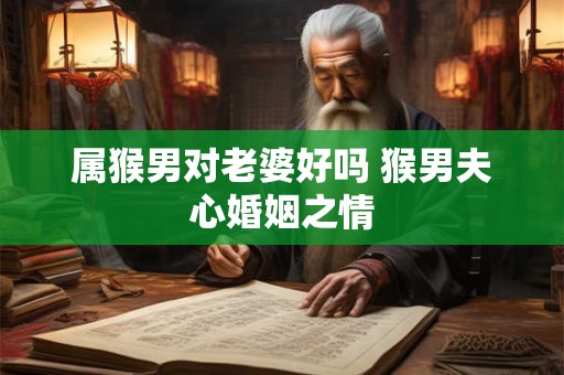 属猴男对老婆好吗 猴男夫心婚姻之情