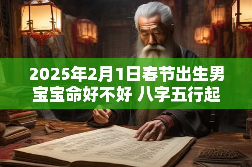 2025年2月1日春节出生男宝宝命好不好 八字五行起名最全款