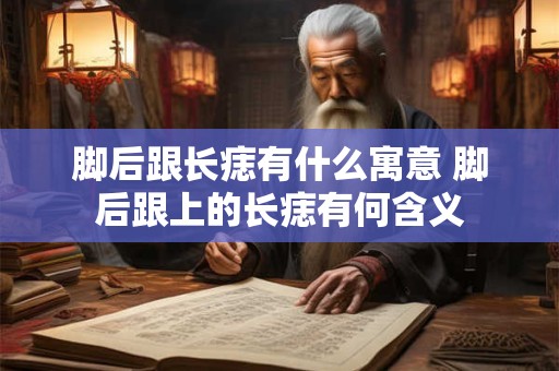 脚后跟长痣有什么寓意 脚后跟上的长痣有何含义