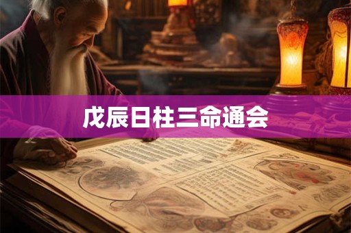 戊辰日柱三命通会