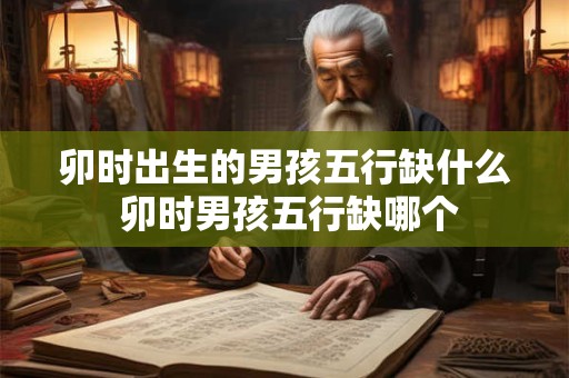 卯时出生的男孩五行缺什么 卯时男孩五行缺哪个