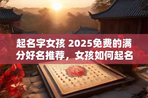 起名字女孩 2025免费的满分好名推荐，女孩如何起名？