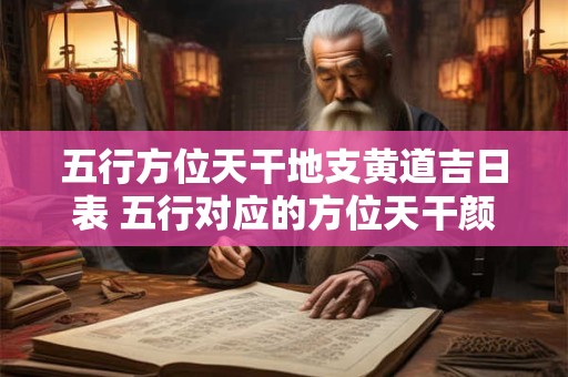 五行方位天干地支黄道吉日表 五行对应的方位天干颜色