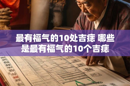 最有福气的10处吉痣 哪些是最有福气的10个吉痣