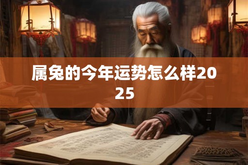 属兔的今年运势怎么样2025