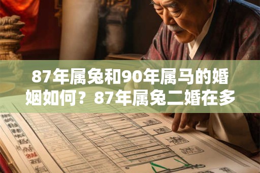 87年属兔和90年属马的婚姻如何？87年属兔二婚在多少岁？