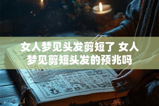 女人梦见头发剪短了 女人梦见剪短头发的预兆吗