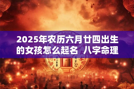 2025年农历六月廿四出生的女孩怎么起名  八字命理详解