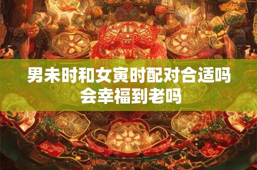 男未时和女寅时配对合适吗 会幸福到老吗