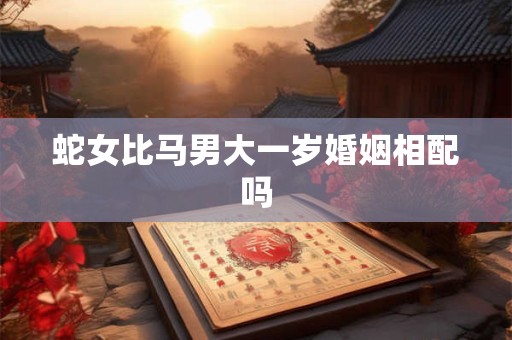 蛇女比马男大一岁婚姻相配吗
