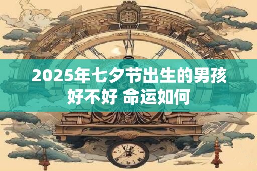 2026年七夕节出生的男孩好不好 命运如何