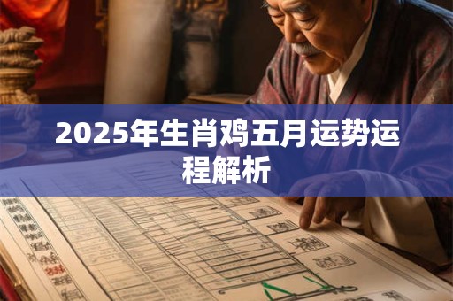 2025年生肖鸡五月运势运程解析