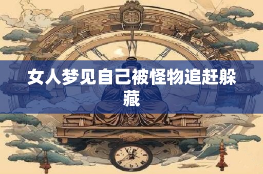 女人梦见自己被怪物追赶躲藏
