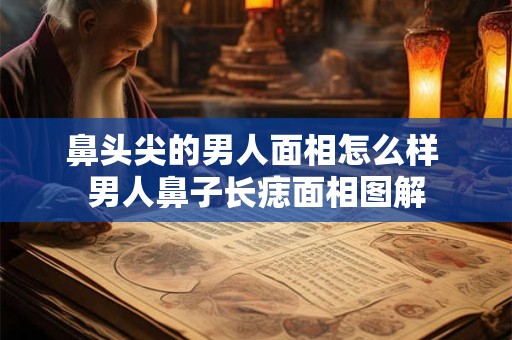 鼻头尖的男人面相怎么样 男人鼻子长痣面相图解