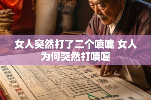 女人突然打了二个喷嚏 女人为何突然打喷嚏