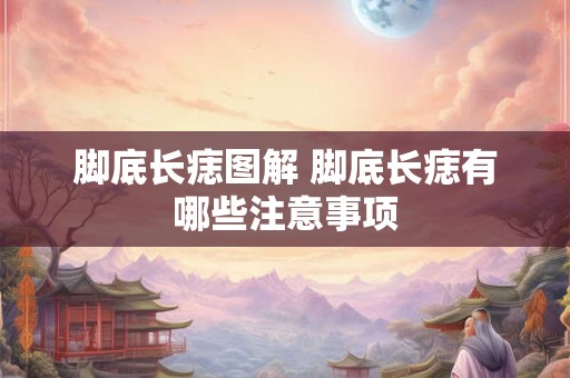 脚底长痣图解 脚底长痣有哪些注意事项