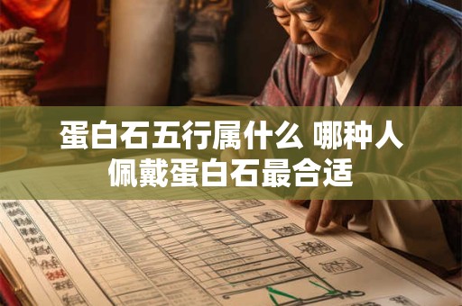 蛋白石五行属什么 哪种人佩戴蛋白石最合适