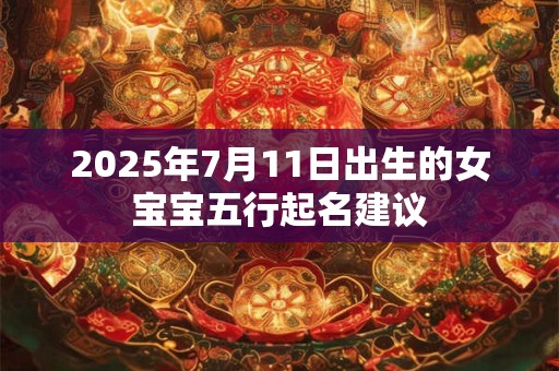 2025年7月11日出生的女宝宝五行起名建议