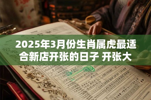 2025年3月份生肖属虎最适合新店开张的日子 开张大吉之日