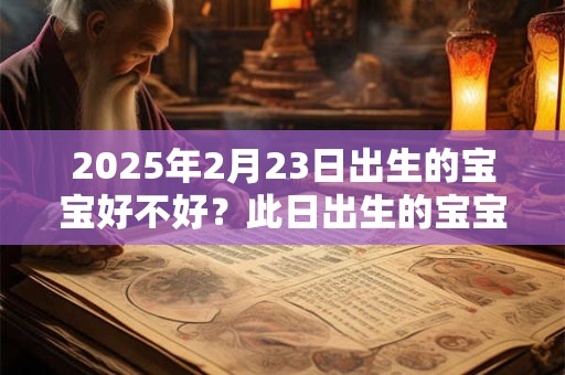 2025年2月23日出生的宝宝好不好？此日出生的宝宝性格