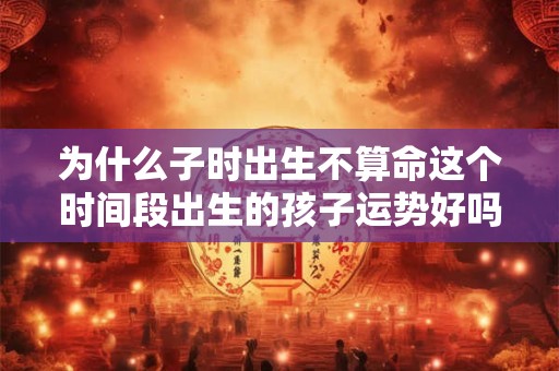为什么子时出生不算命这个时间段出生的孩子运势好吗？