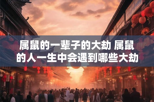 属鼠的一辈子的大劫 属鼠的人一生中会遇到哪些大劫 属鼠的一辈子的大劫 属鼠的人一生中会遇到哪些大劫